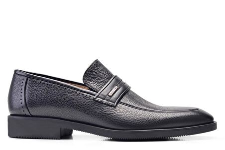 Siyah Klasik Loafer Erkek Ayakkabı -11911-