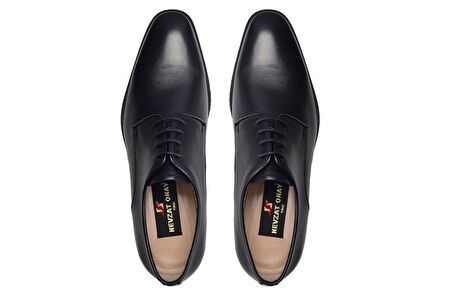 Hakiki Deri Siyah Günlük Bağcıklı Erkek Ayakkabı -11923-