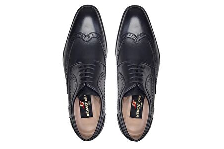 Siyah Klasik Bağcıklı Termo Erkek Ayakkabı -11858-