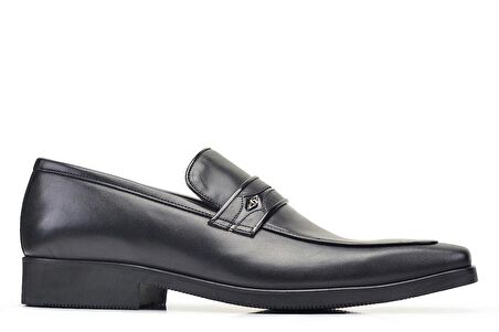 Siyah Bağcıksız Termo Erkek Ayakkabı -71681-