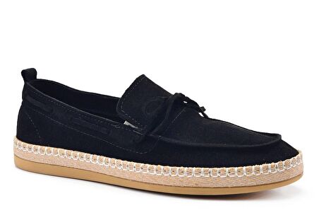 Siyah Günlük Loafer Erkek Ayakkabı -12645-