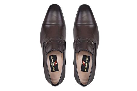 Kahverengi Klasik Loafer Kösele Erkek Ayakkabı -69232-