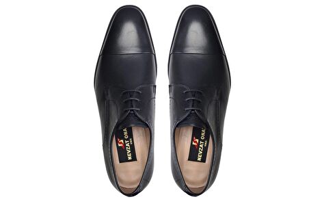 Siyah Bağcıklı Termo Taban Erkek Ayakkabı -10448-