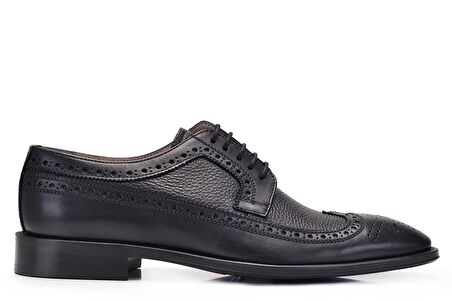 Siyah Günlük Bağcıklı Neolit Erkek Ayakkabı -11711-