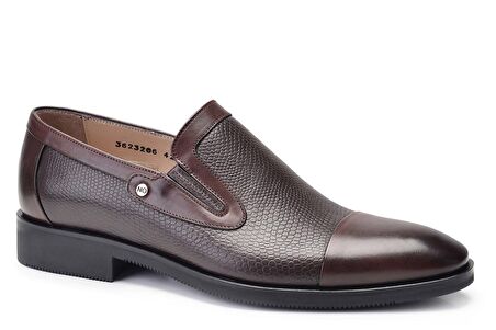 Kahverengi Klasik Loafer Erkek Ayakkabı -11852-