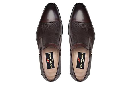 Kahverengi Klasik Loafer Erkek Ayakkabı -11852-