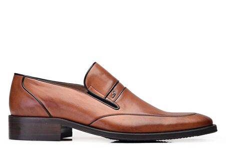 Taba Klasik Loafer Erkek Ayakkabı -10472-
