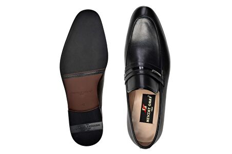 Siyah Günlük Loafer Neolit Erkek Ayakkabı -11443-