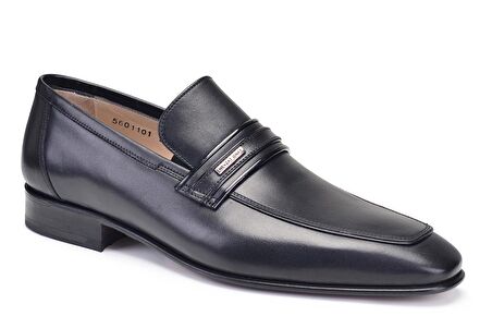 Siyah Loafer Klasik Erkek Ayakkabı -7095-