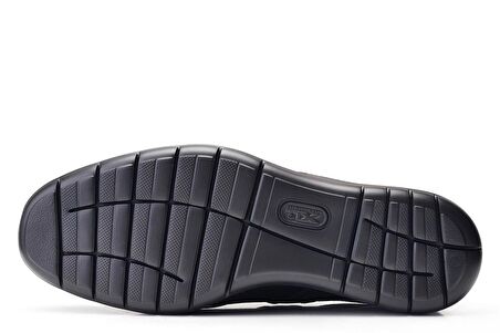 Hakiki Deri Siyah Günlük Bağcıklı Erkek Ayakkabı -11437-