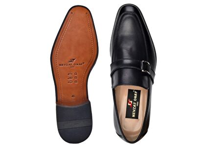 Siyah Klasik Loafer Erkek Ayakkabı -9048-