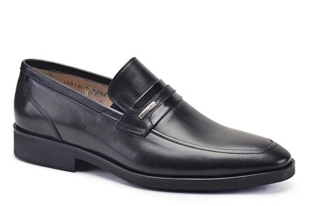 Siyah Bağcıksız Termo Erkek Ayakkabı -13921-