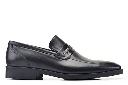 Siyah Bağcıksız Termo Erkek Ayakkabı -13921-