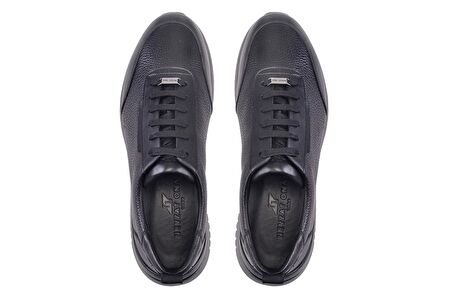 Siyah Bağcıklı Sneaker Erkek Ayakkabı -12416-