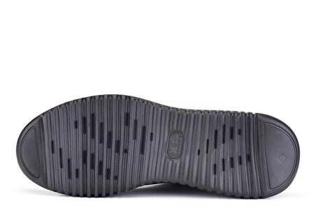 Siyah Bağcıklı Sneaker Erkek Ayakkabı -12416-
