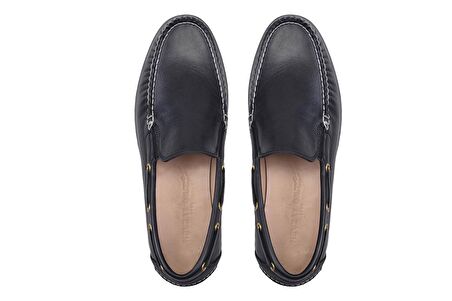 Siyah Günlük Loafer Erkek ayakkabı -73581-