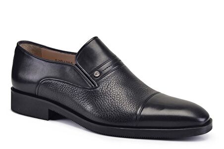 Siyah Bağcıksız Termo Erkek Ayakkabı -69231-