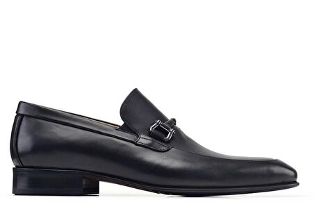 Siyah Klasik Loafer Neolit Erkek Ayakkabı -47703-