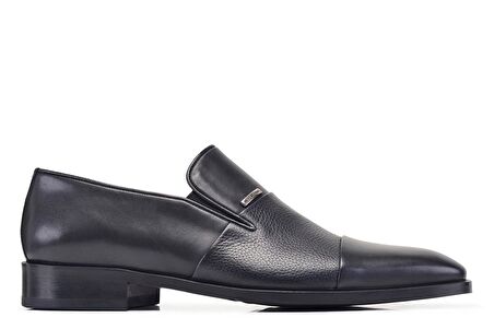 Siyah Klasik Loafer Neolit Erkek Ayakkabı -12409-