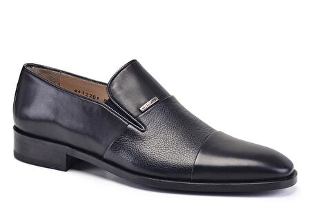 Siyah Klasik Loafer Neolit Erkek Ayakkabı -12409-