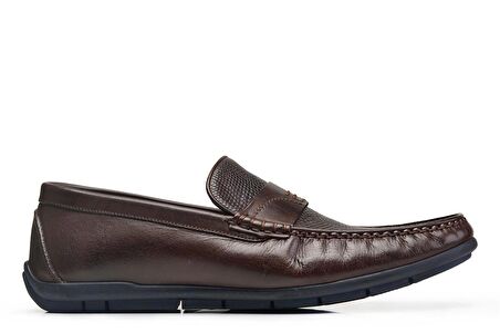 Kahverengi Günlük Bağcıksız Erkek Ayakkabı -90341-