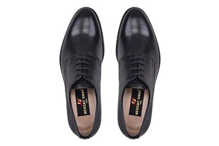 Siyah Bağcıklı Kışlık Erkek Ayakkabı -62407-