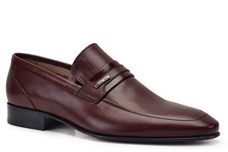 Kahverengi Loafer Kösele Ayakkabı -7004-