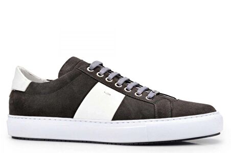 Gri Sneaker Erkek Ayakkabı -10858-