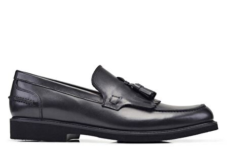 Siyah Günlük Loafer Erkek Ayakkabı -12332-