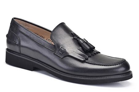 Siyah Günlük Loafer Erkek Ayakkabı -12332-