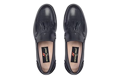 Siyah Günlük Loafer Erkek Ayakkabı -12332-