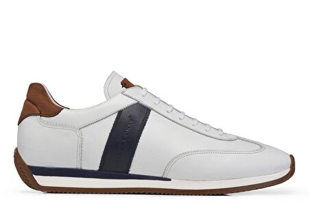 Beyaz Laci Sneaker Erkek Ayakkabı -10846-