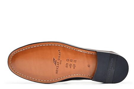 Kahverengi Klasik Loafer Kösele Erkek Ayakkabı -12317-