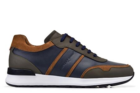 Yeşil Sneaker Erkek Ayakkabı -12282-