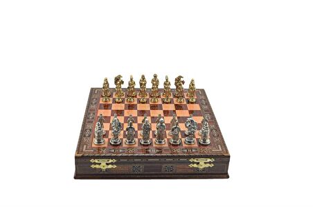 Gifthome Metal Satranç Takımı/Seti;Büyük,Osmanlı,P
