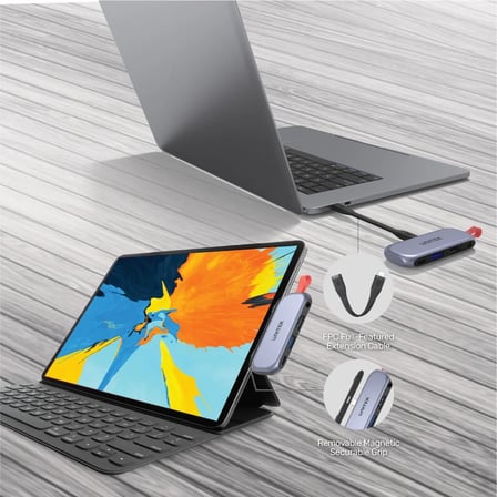 UNITEK USB-C 4in1 UNIVERSAL DOCKING IPAD (D1070A)