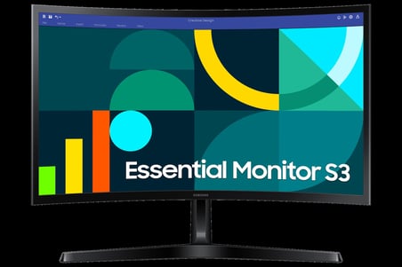 24 SAMSUNG LS24D366GAUXUF 4MS 100HZ CURVED