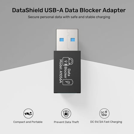 UNITEK DATASHIELD USB-A VERI ENGELLEYICI ADAPTOR (A1056ABK01)