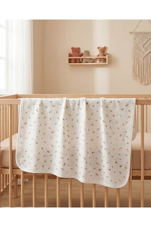    %100 Pamuk Bebek Battaniyesi | 80x90