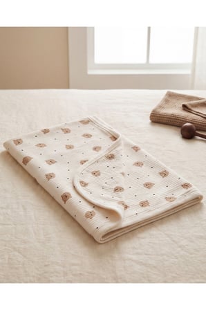    %100 Pamuk Bebek Battaniyesi | 80x90