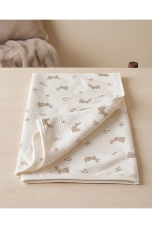   %100 Pamuk Bebek Battaniyesi | 80x90