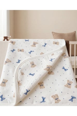    %100 Pamuk Bebek Battaniyesi | 80x90