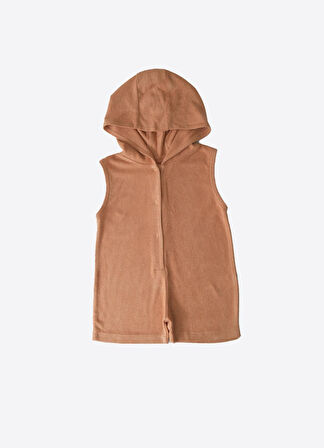 Organik Erkek Havlu Şort Tulum Tarçın