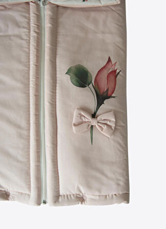 Zen Fermuarlı Battaniye Pembe