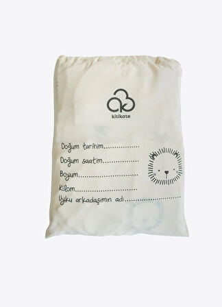 Organik Küçük Aslan 12'li Zıbın Set Natural