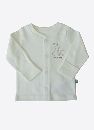 Organik New Basic Pijama Takımı Ekru