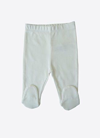 Organik New Basic Pijama Takımı Ekru