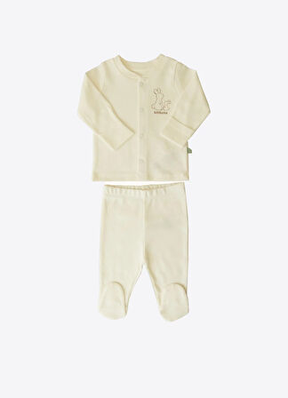 Organik New Basic Pijama Takımı Natural