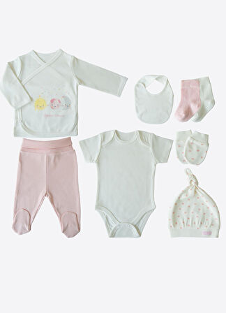 Organik New Dreams 10'lu Zıbın Set Pembe