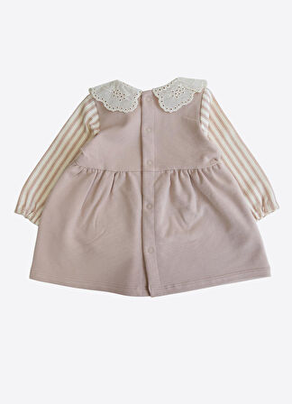 Organik Anya Elbise Bej